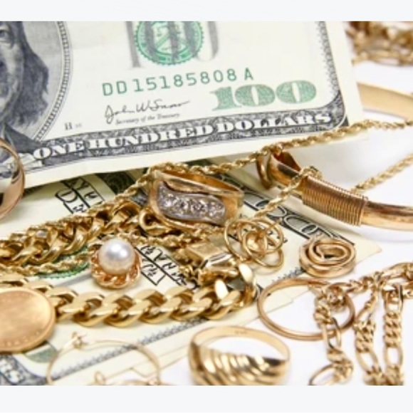 WOW! 5 Pcs Gold & Silver chain necklace jewelry lot~ ALL WEARABLE  w PENDANTS - Picture 3 of 7